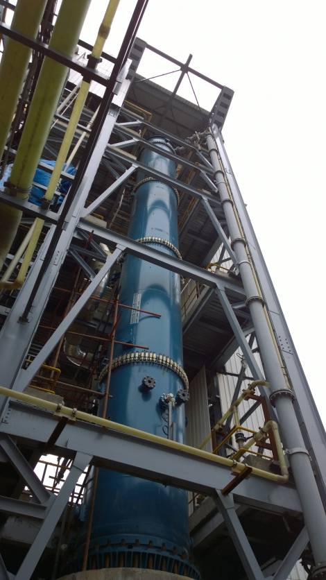 Glass Lined Column for Bromine Receovery